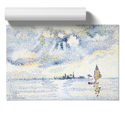 Sunset On The Lagoon by Henri-Edmond Cross - No Frame Painting