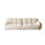 Causeuse-coussin modulaire en polyester beige-1115769327