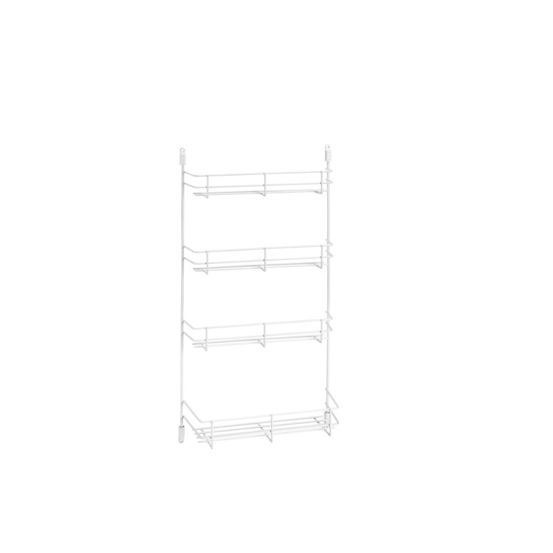 Steel Door/Wall Mount Spice Organizer, 11" W