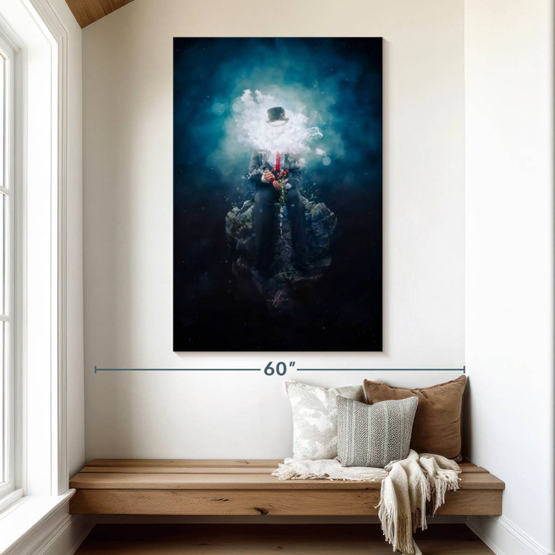 Kelan Man's Patience, 51" H x 34" W