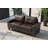 Swansea Modular Dark Brown Sofa Faux Leather-147430089