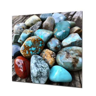 Ethnique turquoise, composition de pierres spirituelles