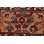 Tapis décoratif en laine rouge à motif de 6 pi 5 po x 10 pi 5 po one-of-a-kind noué à la main bakhtiari