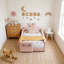 Lit plateforme tapissier simple avec tête de lit en forme d'oreille de lapin-1538537990