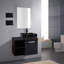 Ensemble de meuble-lavabo mural simple 28 "avec miroir Byford-100234158-100234160