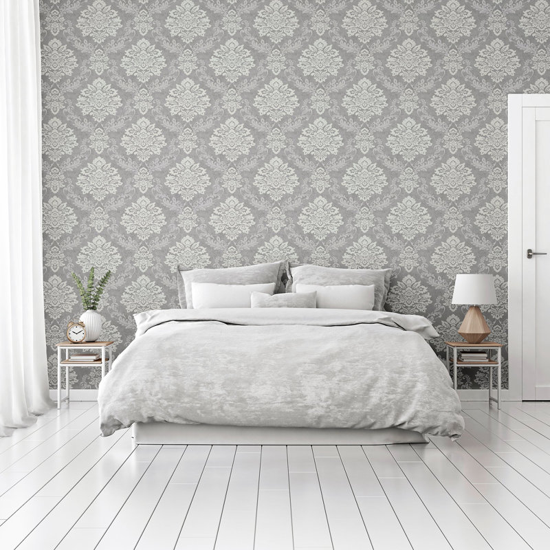 Harriet Wallpaper, Gray