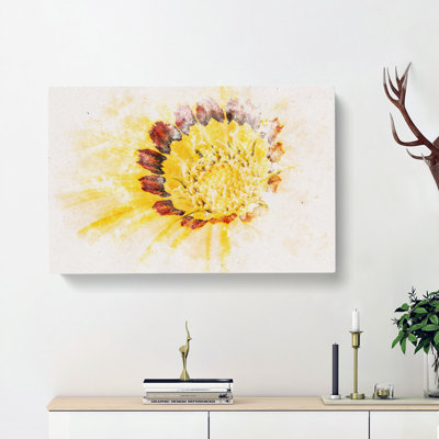 The Beauty of the Flower Watercolour - Wrapped Canvas