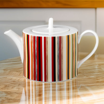 Missoni théière-cafetière à rayures Jenkins 148 diamètre 4,72 po, H 5,12 po