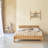 Minimalys Solid Wood Platform Bed