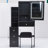 29.2" Small Size Left Bedside Cabinet Vanity Table + Cushioned Stool-2049592969