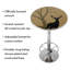 Hunt Deer Bar Table with Footrest