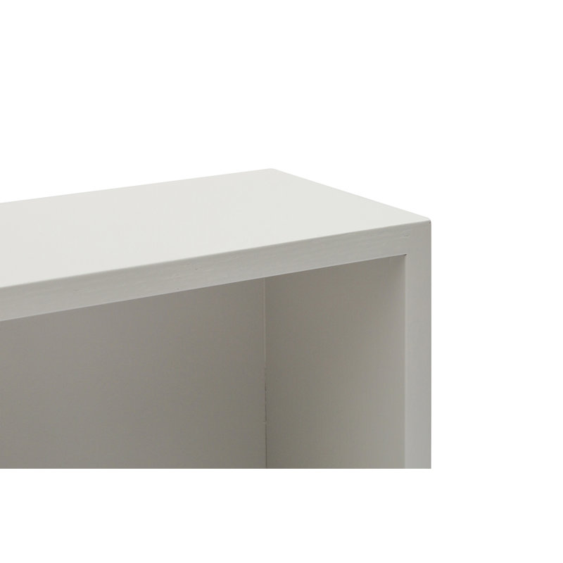 Alecto 80cm H x 40cm W Cube Bookcase, Grey