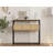 Modern Sapphire Console Table, 35.4 x 27.6 x 13.4 inches | 100% Melamine Coated Particle Board, Thickness: 0.7 inches | Push to Open Doors, Ideal for Industrial & Contemporary Spaces, Stylish & Functional Design-934378806-932273096
