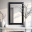 Miroir mural en bois pour salle de bain-1262959466