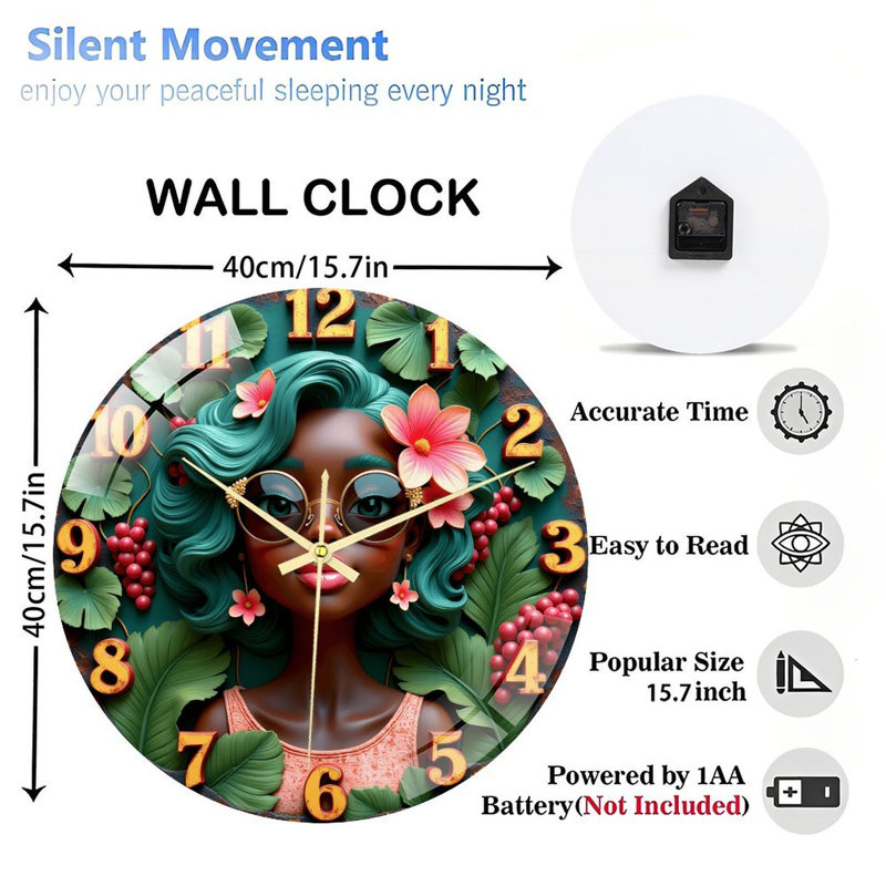 Horloge murale 16 po