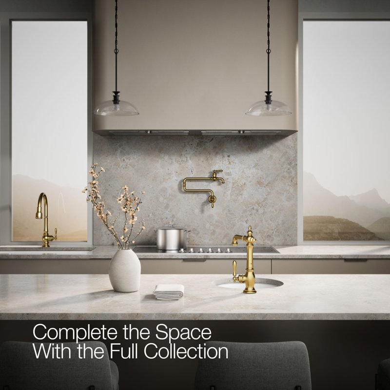 Artifacts® Bar Faucet, Vibrant Brushed Moderne Brass