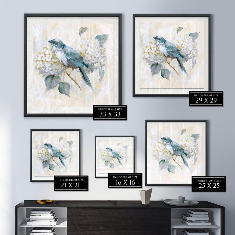 Morning Song II - reproduction de cadre photo, H 22,5 po x l 22,5 po x P 1,5 po