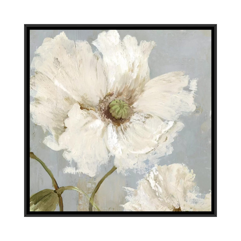 «Cadence I», reproduction sur toile, H 26 po x l 26 po x P 1,5 po, Pas de tapis, Toile avec cadre noir