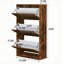 Armoire de rangement pour chaussures en bois 20 paires-1201322787
