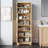 66.93" H Rattan Storage Cabinet