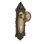 Victorian Plate with Decorative Keyhole and Deco Door Knob