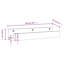 Wall Shelves 2 Pcs Solid Wood Pine-907715485-907715483