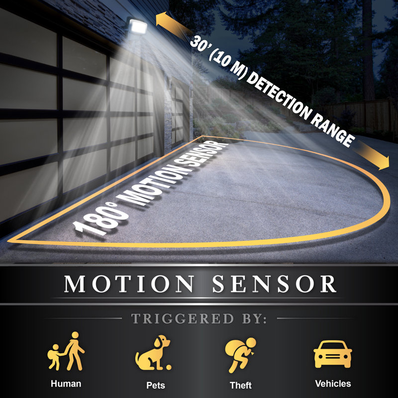 15-Watt LED Area Light with Motion Sensor