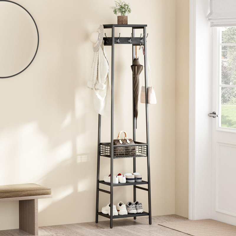 Coat Rack Freestanding, Black