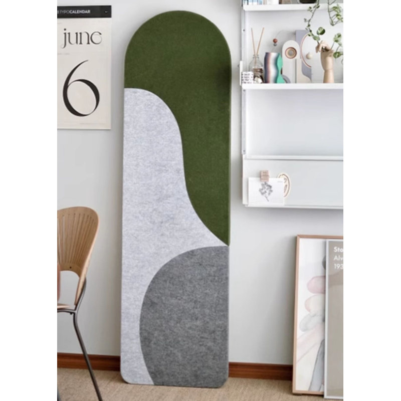 Miroir mural Nordic Minimalist, Vert / Gris