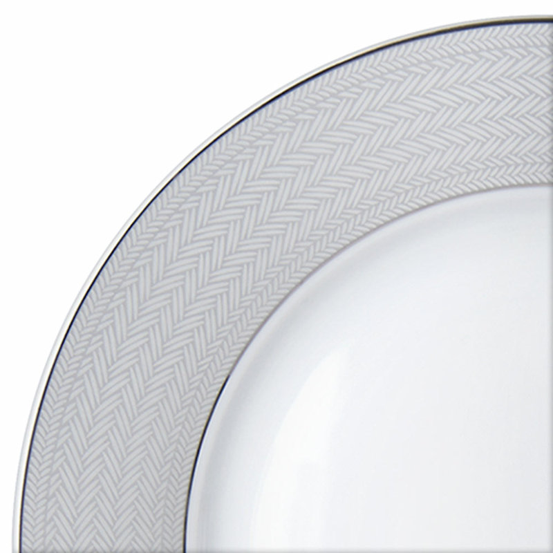 Percy Grey 20-Piece Porcelain Dinnerware Set, Service for 4