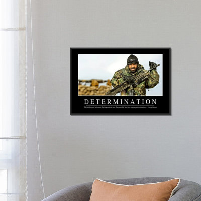 « determination » par stocktrek images, reproduction d’impression sur toile tendue