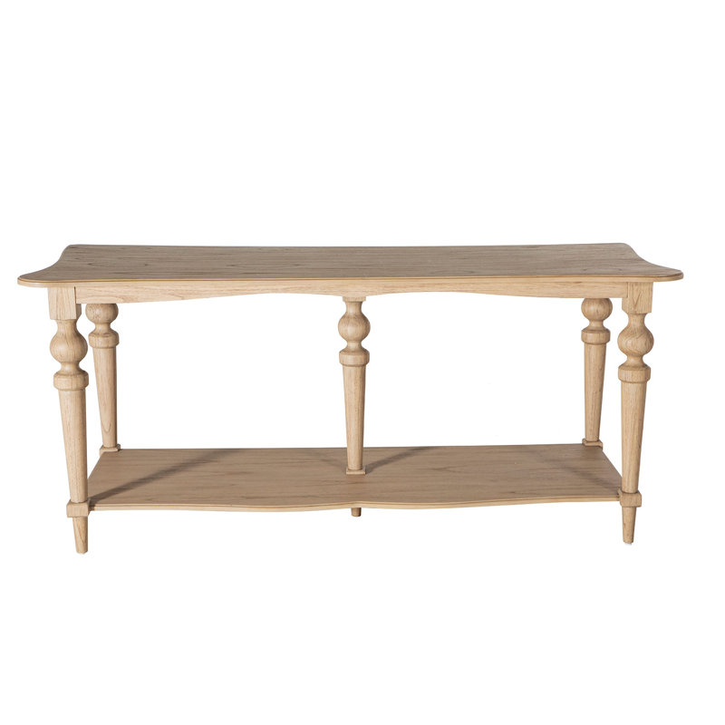 Nirvana 76.63" Solid Wood Console Table