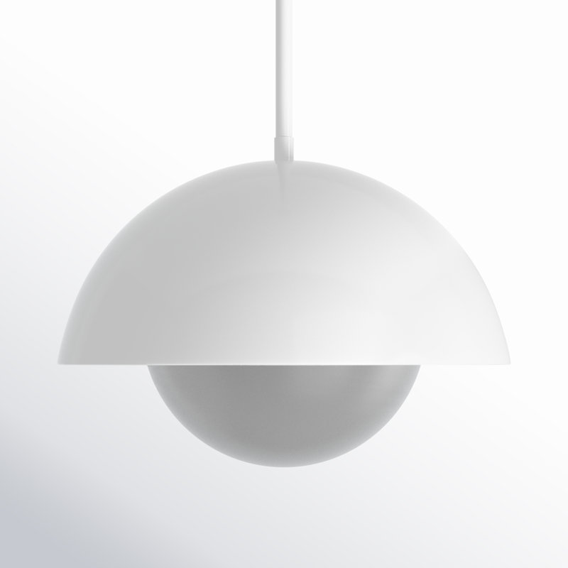 Montana 1 - Light Dome Pendant, White