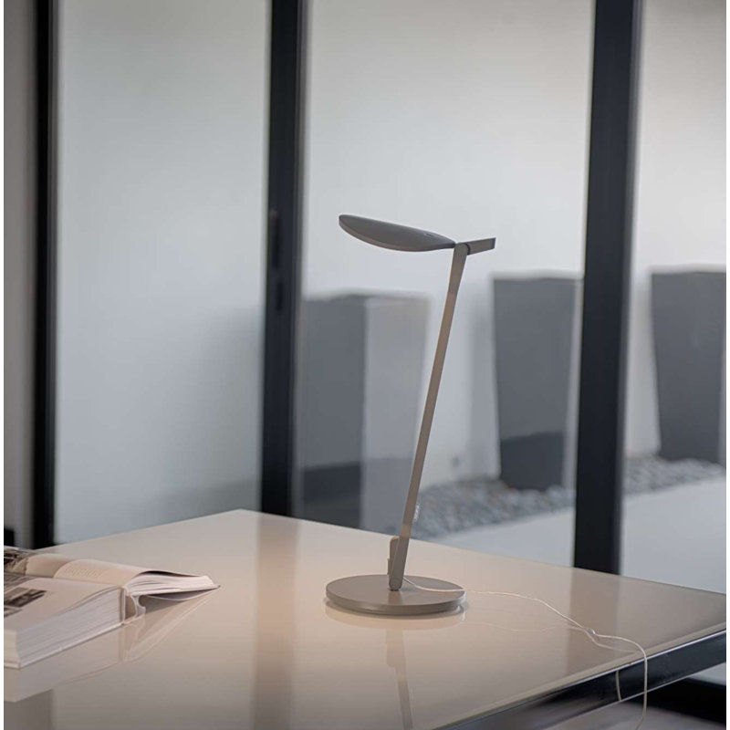 Splitty LED Desk Table Lamp, Silver