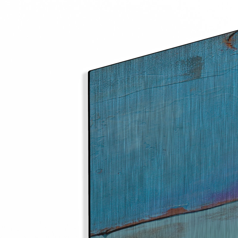 «Blue Jam II» par Erin Ashley, art mural en métal, H 48 po x l 24 po