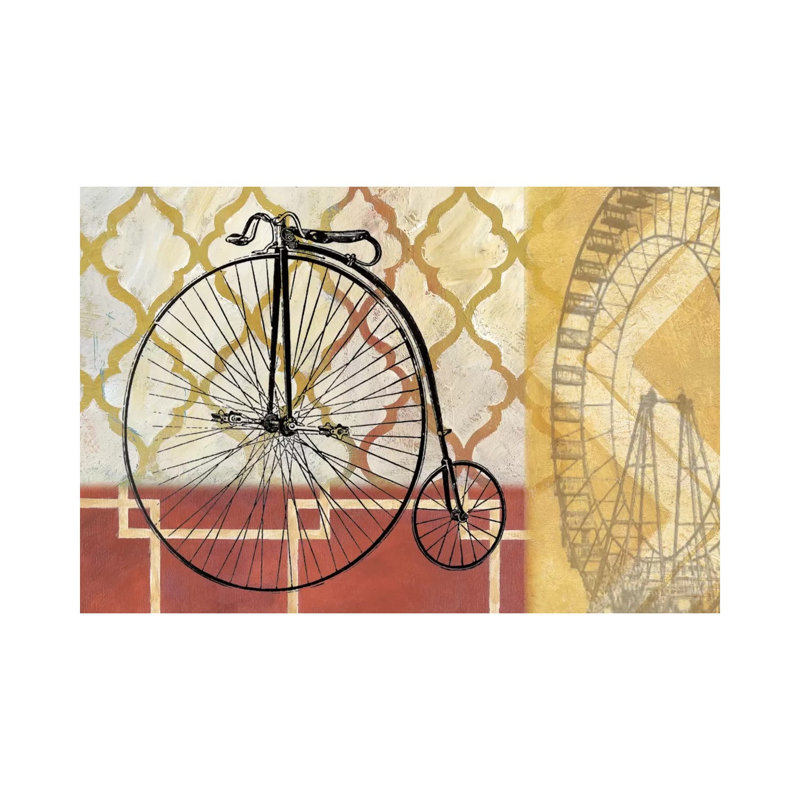 Cyclisme IV by Nan - Print on Canvas, Wrapped Canvas, 20.32 cm H x 30.48 cm W