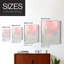 «Blush Abstract I», reproduction encadrée de qualité supérieure - prête à être accrochée - aucun clou requis - aucun clou requis-1278660886-1278660901