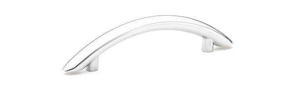 Emtek Arch Cabinet Pull, Polished Chrome, 4"