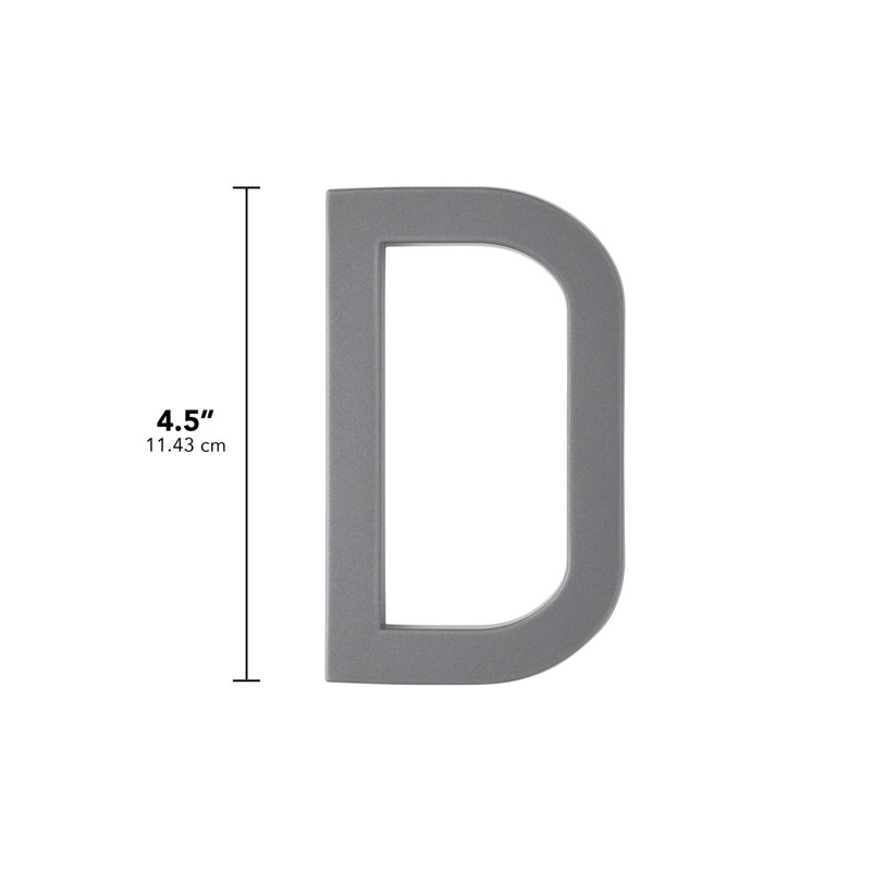 Stand-Off Modern 4,5 "lettre D, D
