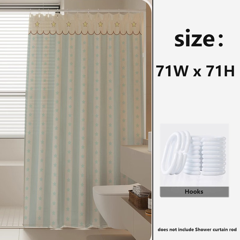 Rideau de douche en polyester