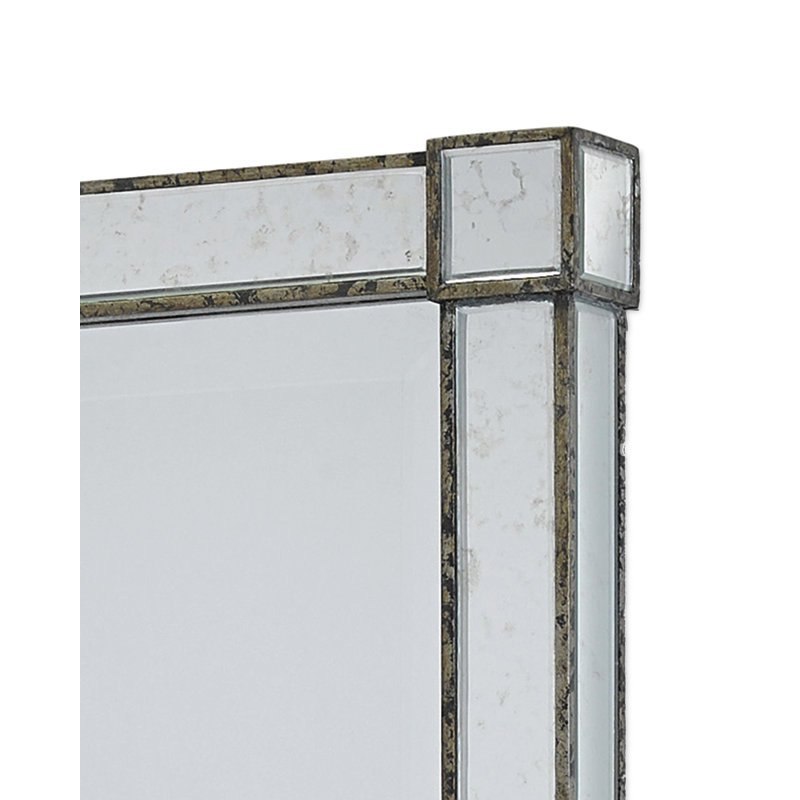 Monarch Rectangle Solid And Engineered Wood Beveled Wall Mirror