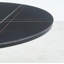 Table de salle à manger de 31,5 po de style Mid-Century pour 2 à 4 personnes avec plateau rond en MDF, table de salle à manger à piédestal, table basse de loisirs, plateau en céramique et plateau en panneau de fibres à densité moyenne