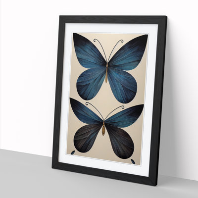 Butterfly Geometric - Single Picture Frame Print