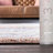 Mattawa Oriental Power Loom Performance Peach/Blue Rug-1632223230