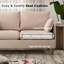 152cm 2 Seater Mordern Upholstered Loveseat Sofa-1237553840