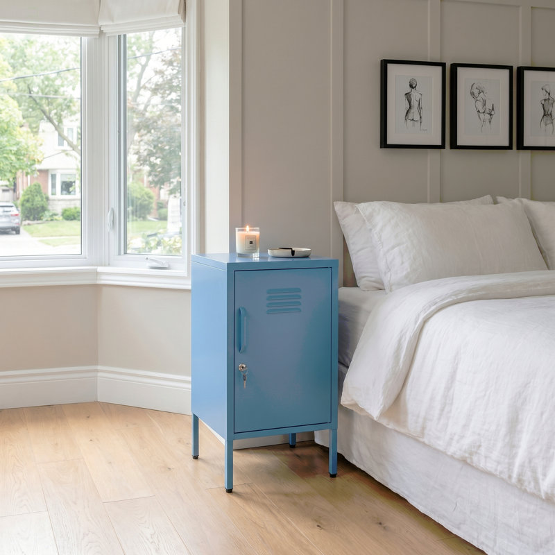 Une armoire de rangement en métal multifonctionnelle, Blue