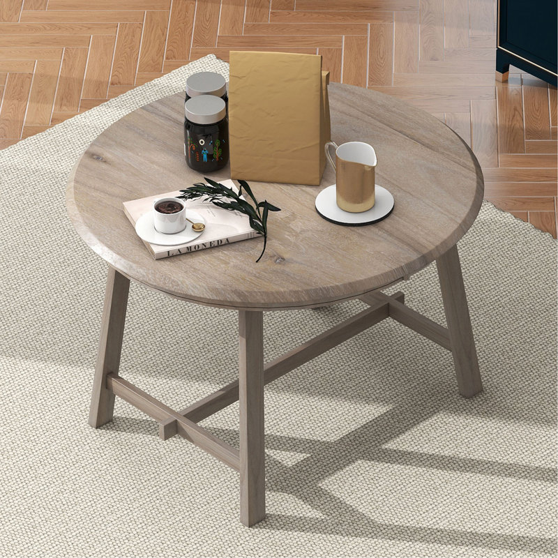 Table de salle à manger extensible Maire, Bois naturel délavé