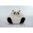Panda-shaped beanbag chair