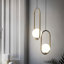 Luminaire suspendu géométrique à 1 lumière Daquion