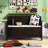 Linen Upholstered Storage Bench-2036836951